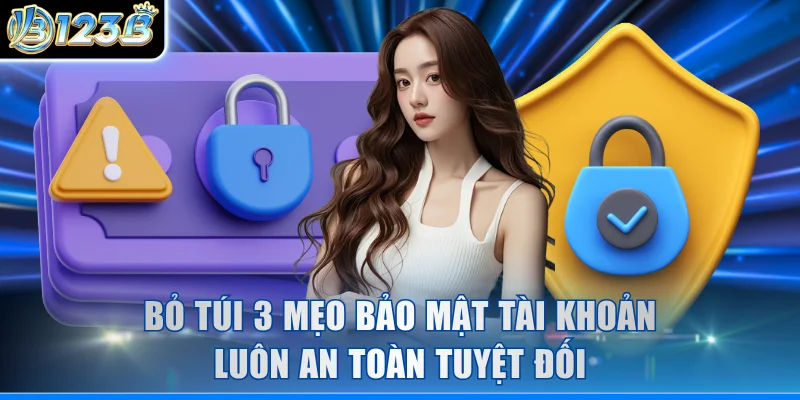 Bỏ túi 3 mẹo bảo mật tài khoản luôn an toàn tuyệt đối