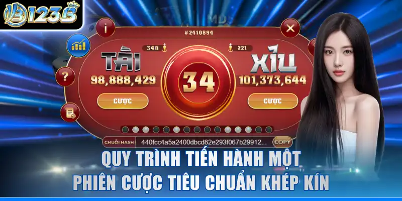Quy trình tiến hành một phiên cược tiêu chuẩn khép kín